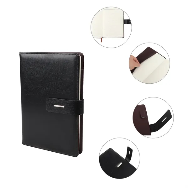 A5 Leather Hardcover Business Notebook Journal