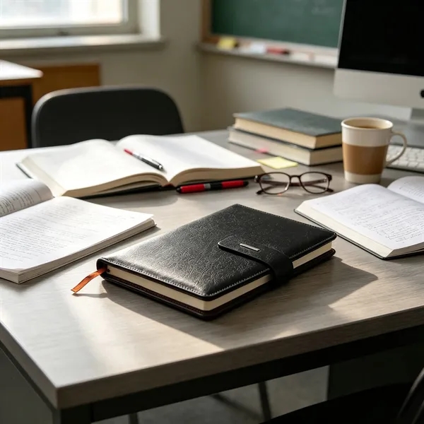 A5 Leather Hardcover Business Notebook Journal