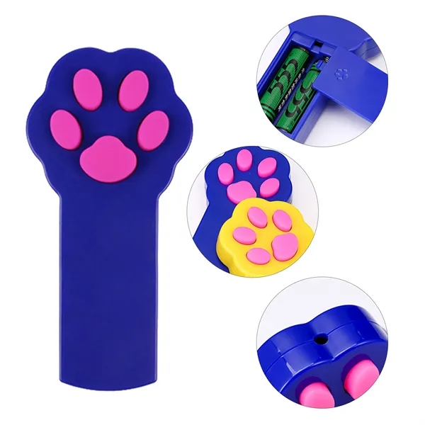 Interactive Paw Shaped Laser Pointer Cat Toy