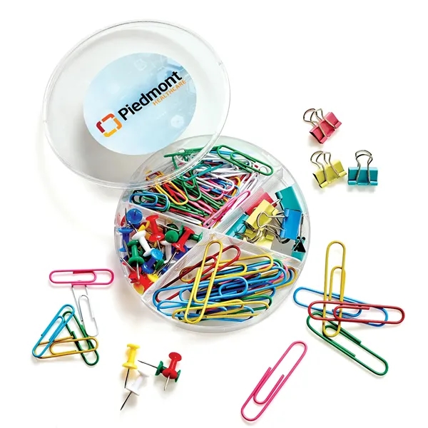 SUPPLY LINE® ROUND CLIPS & PINS SET NEON