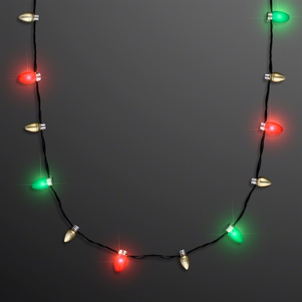 0.5" Mini Bulbs Light Necklace - 0.5" Mini Bulbs Light Necklace - Image 0 of 4