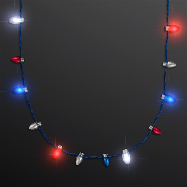 0.5" Mini Bulbs Light Necklace - 0.5" Mini Bulbs Light Necklace - Image 2 of 4