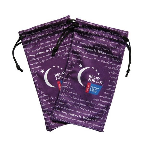 Custom Full Color Microfiber Eyeglass Pouch - Custom Full Color Microfiber Eyeglass Pouch - Image 3 of 5