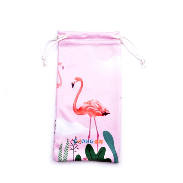 Custom Full Color Microfiber Eyeglass Pouch - Custom Full Color Microfiber Eyeglass Pouch - Image 2 of 5