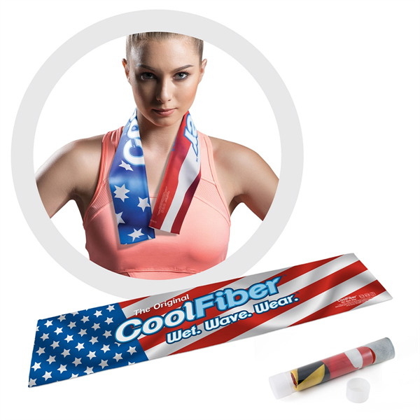 7" x 33" CoolFiber™ Cooling Towel - Full-Color, Full Bleed - 7" x 33" CoolFiber™ Cooling Towel - Full-Color, Full Bleed - Image 0 of 0