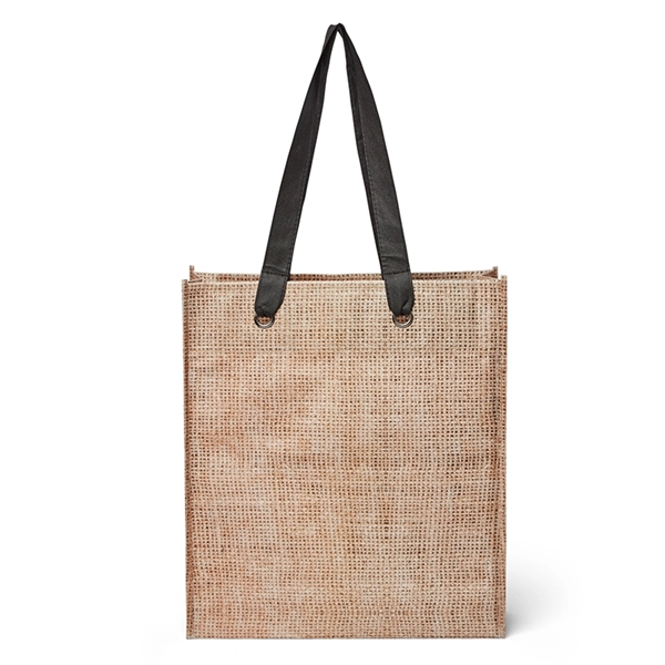 Non-Woven Jute "Look" Tote - Non-Woven Jute "Look" Tote - Image 1 of 1