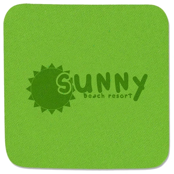 4" Squared Foam Custom Coaster