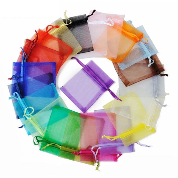 Organza Drawstring Gift Bags - Organza Drawstring Gift Bags - Image 0 of 6