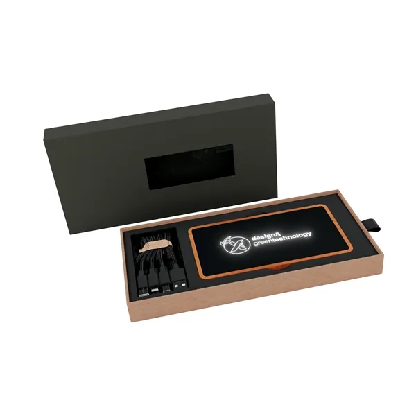 SCX Innovative Design™ Maple Wood Wireless Power Bank 500...
