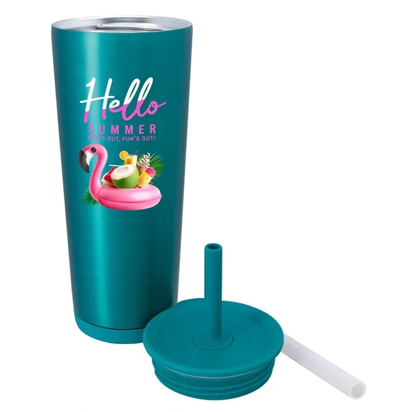 Astrid Recycled Stainless Steel Vacuum Tumbler - 24 oz.