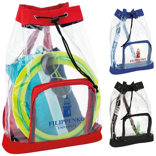 Good Value™ Clear Cinch Backpack