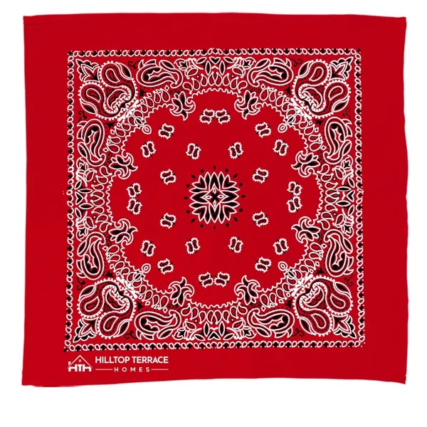Garyline® 22" Bandana with Stock Paisley Pattern