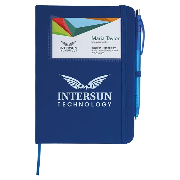 Good Value™ Value Card Pocket Notebook with Element Slim Pen