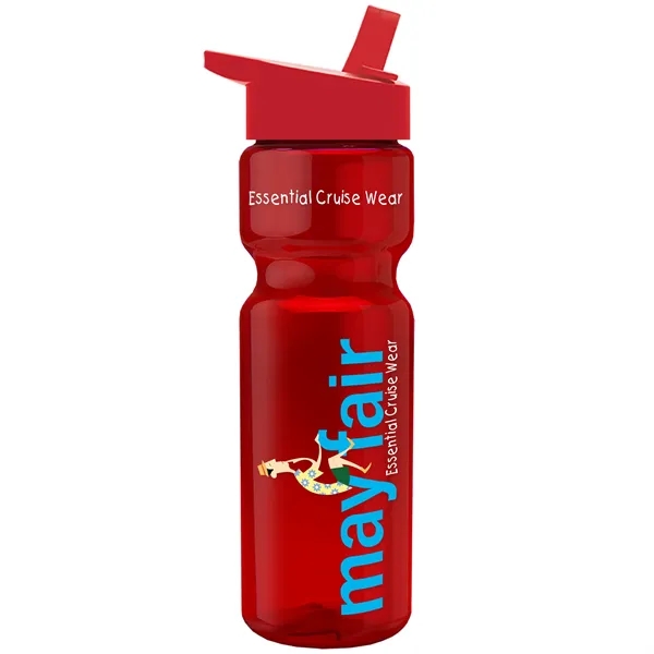 Garyline® Champ Recycled Bottle with Flip-Straw Lid - 28 oz.
