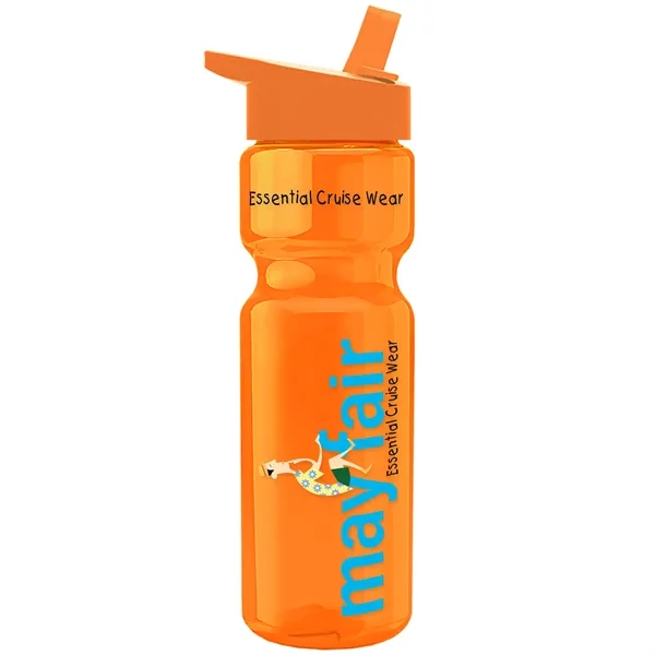 Garyline® Champ Recycled Bottle with Flip-Straw Lid - 28 oz.