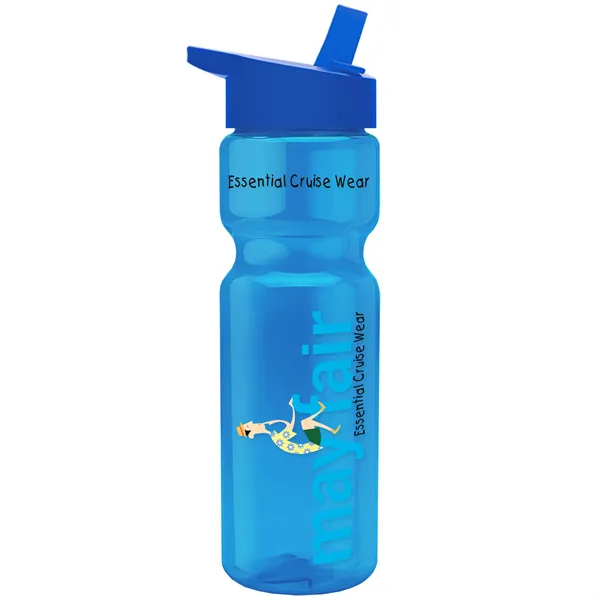 Garyline® Champ Recycled Bottle with Flip-Straw Lid - 28 oz.