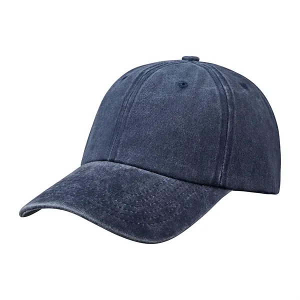 6 Panel Unstructured Washed Cotton Baseball Hat