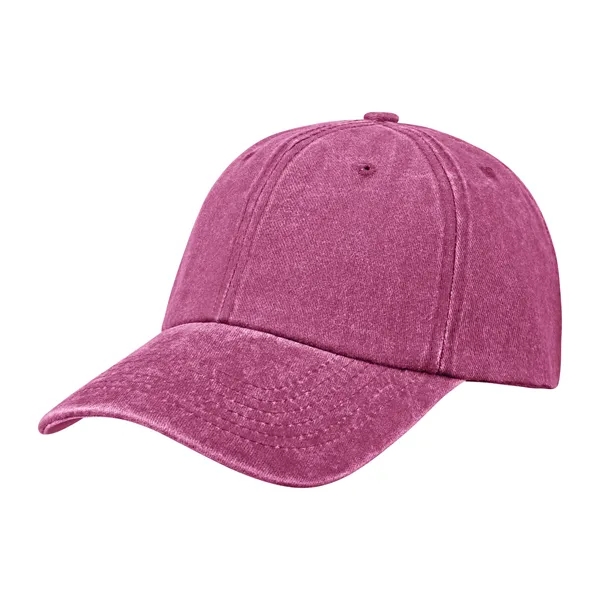 6 Panel Unstructured Washed Cotton Baseball Hat