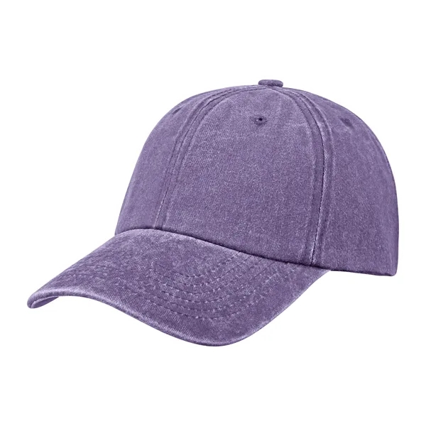 6 Panel Unstructured Washed Cotton Baseball Hat