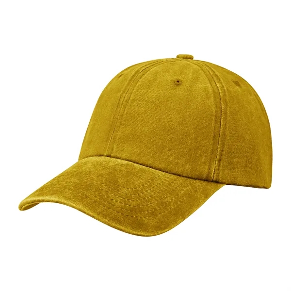 6 Panel Unstructured Washed Cotton Baseball Hat