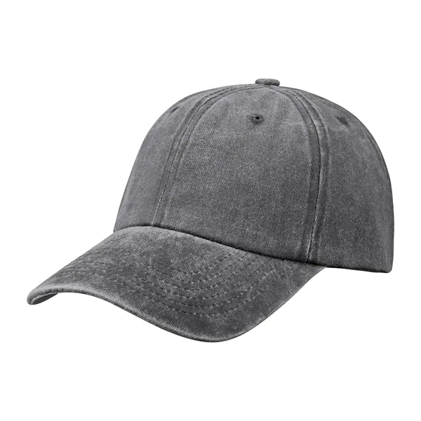 6 Panel Unstructured Washed Cotton Baseball Hat