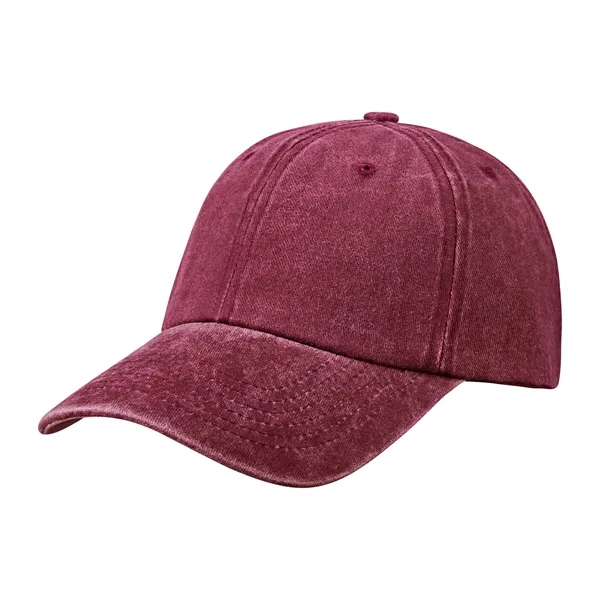 6 Panel Unstructured Washed Cotton Baseball Hat