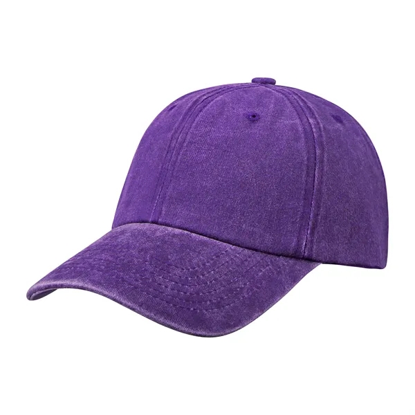 6 Panel Unstructured Washed Cotton Baseball Hat