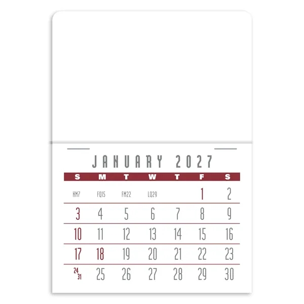 Triumph® Calendars Press-N-Stick Full-Color Header Contem...
