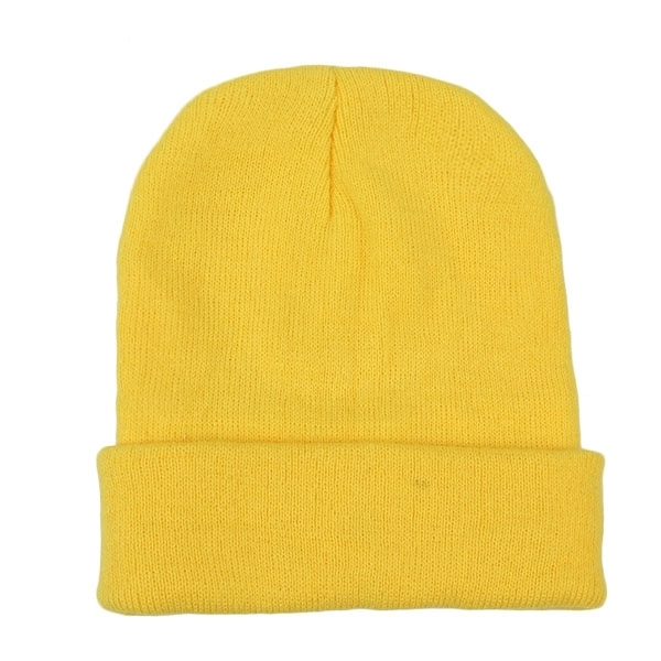 Embroidered Acrylic Knit Beanie with Cuff - Embroidered Acrylic Knit Beanie with Cuff - Image 5 of 14