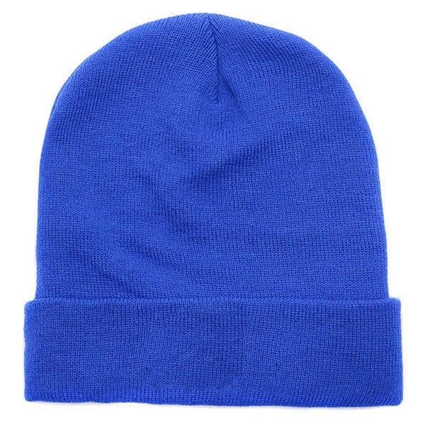 Embroidered Acrylic Knit Beanie with Cuff - Embroidered Acrylic Knit Beanie with Cuff - Image 10 of 14