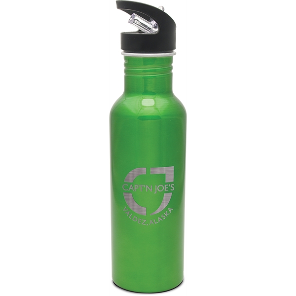 Aluminum Hiker Collection Water Bottle - Laser Etched - Aluminum Hiker Collection Water Bottle - Laser Etched - Image 2 of 5