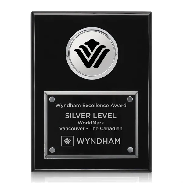 Jansenn Plaque - Black/Chrome