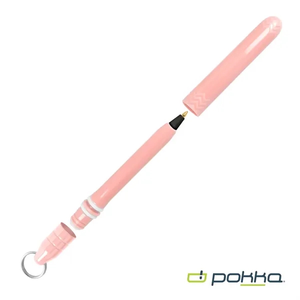 Pokka® Pocket Pen w/Dock & Chrome Keyring