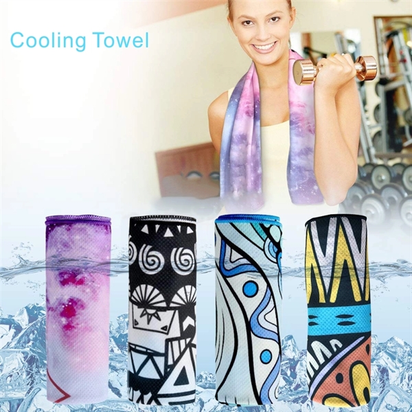 Cold Cooling (40"x 12") Ice Microfiber Towel