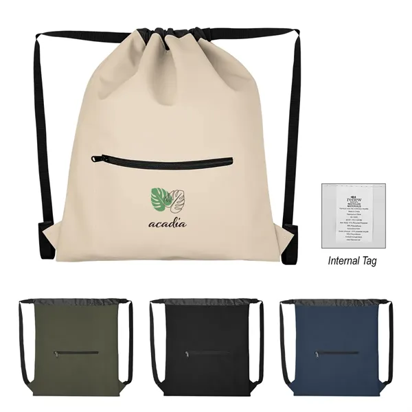 Hudson rPET Drawstring Bag