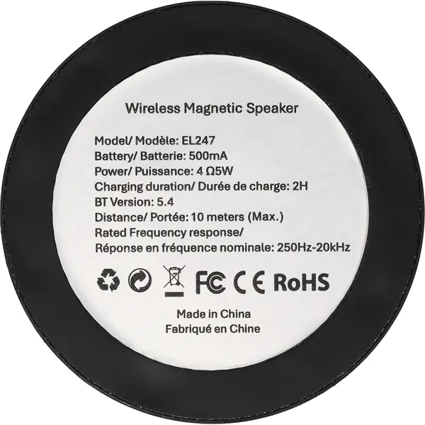 5W Compact Magnetic Bluetooth® Speaker