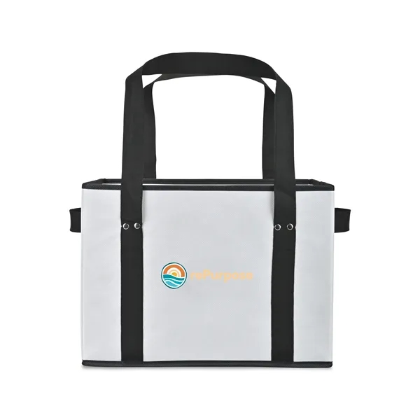Recycled Non-Woven Collapsible Box Tote