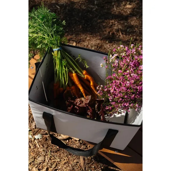 Recycled Non-Woven Collapsible Box Tote
