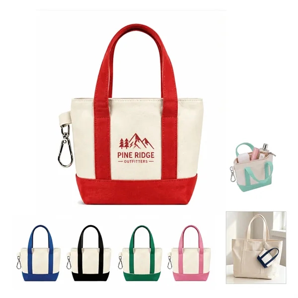 Mini Tote Bag Charm promotional keychain