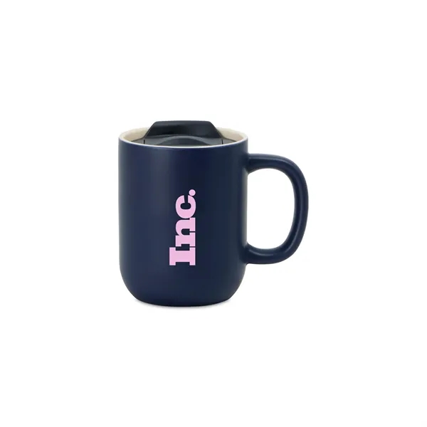 Milo Ceramic Lidded Mug - 12 Oz.