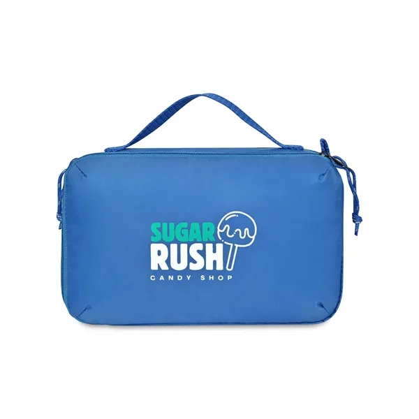 Custom Parker Recycled rPET Dual Zippered Pouch