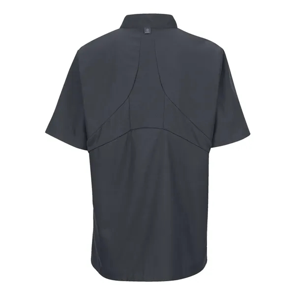 Chef Designs Mimix™ Short Sleeve Chef Coat with OilBlok