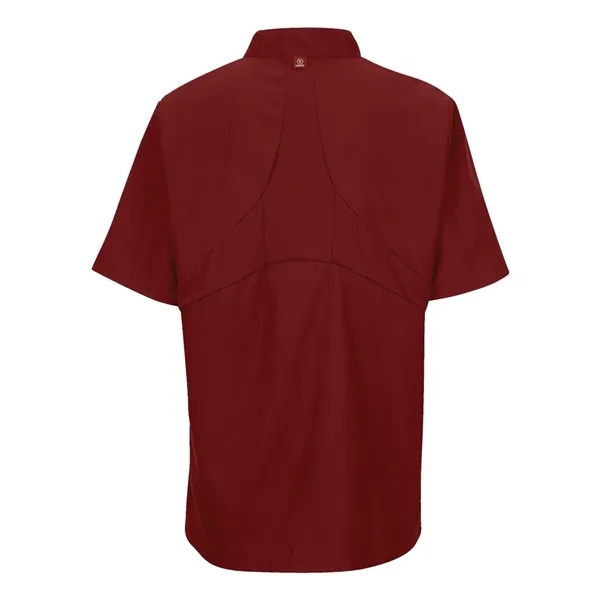 Chef Designs Mimix™ Short Sleeve Chef Coat with OilBlok
