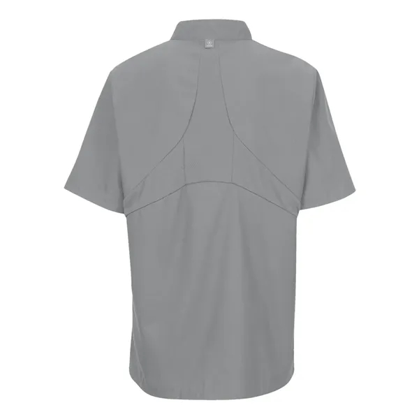 Chef Designs Mimix™ Short Sleeve Chef Coat with OilBlok