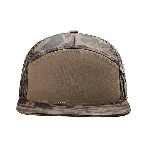 Richardson Printed Seven-Panel Trucker Cap