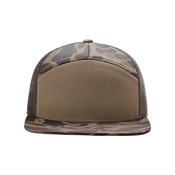 Custom Richardson Printed Seven-Panel Trucker Cap