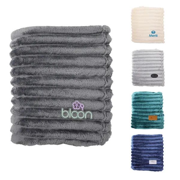 BeWell™ Parlor Soft Stripe Cuddle Blanket