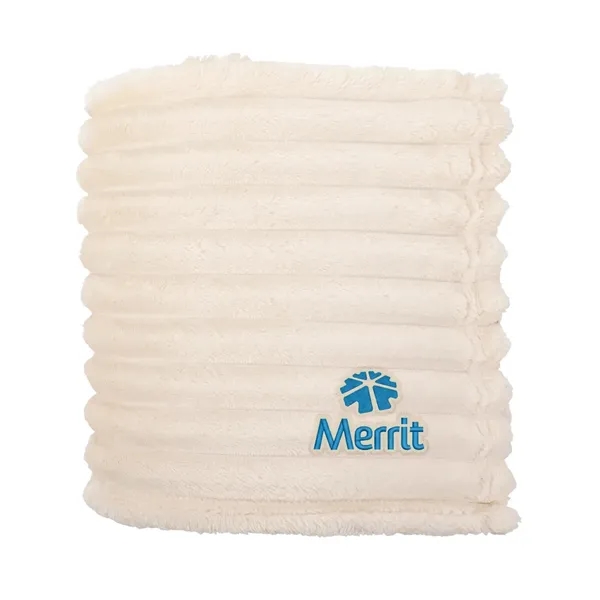 Custom BeWell™ Parlor Soft Stripe Cuddle Blanket