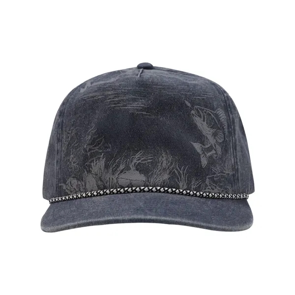 Custom DRI DUCK Walleye Nature Scene Cap