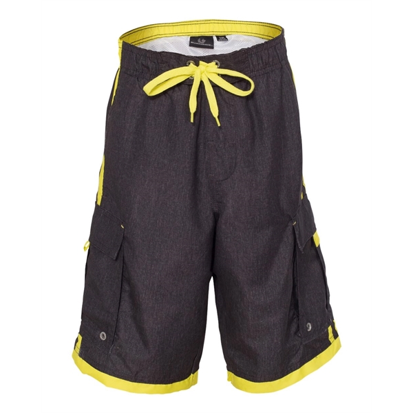 Burnside Youth Striped Swim Trunks - Burnside Youth Striped Swim Trunks - Image 5 of 9
